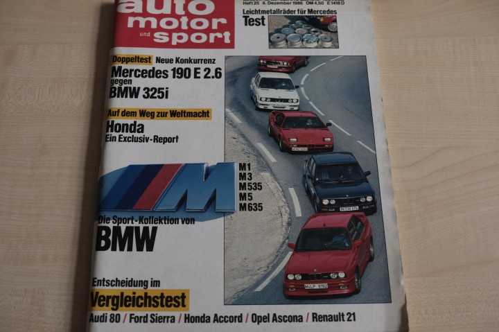 Auto Motor und Sport 25/1986